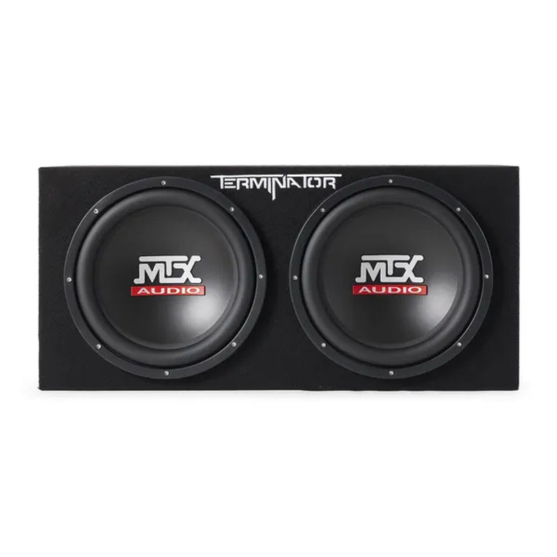 MTX TNP212D2 12" 1200W Dual Loaded Car Subwoofer Audio W/ Sub Box and Amplifier