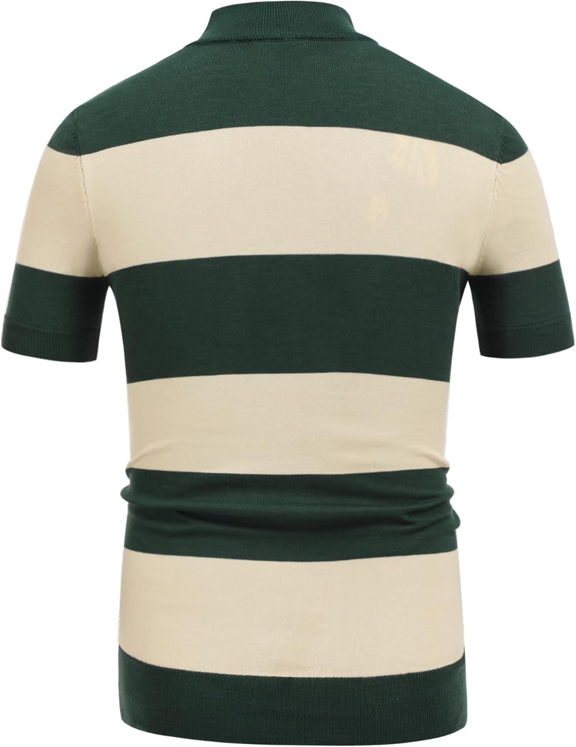 Mens Mock Turtleneck Sweater Short Sleeve Casual Dress Sweater Slim Fit Pullover Basic Knit Tee