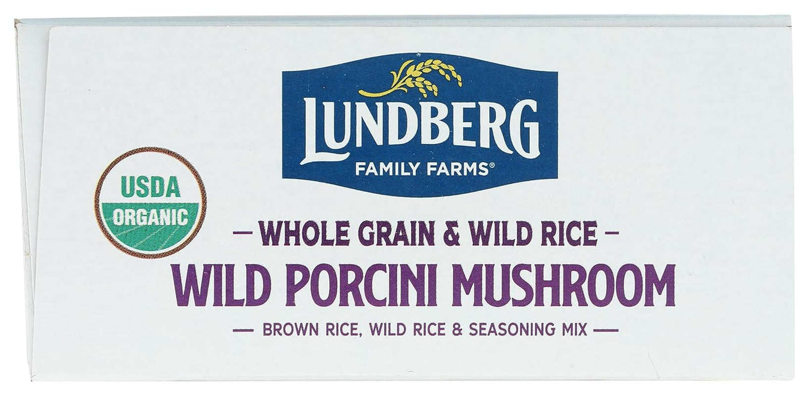 Family Farms, Rice Whole Grain with Wild Porcini Mushrooms Organic, 6 Ounce