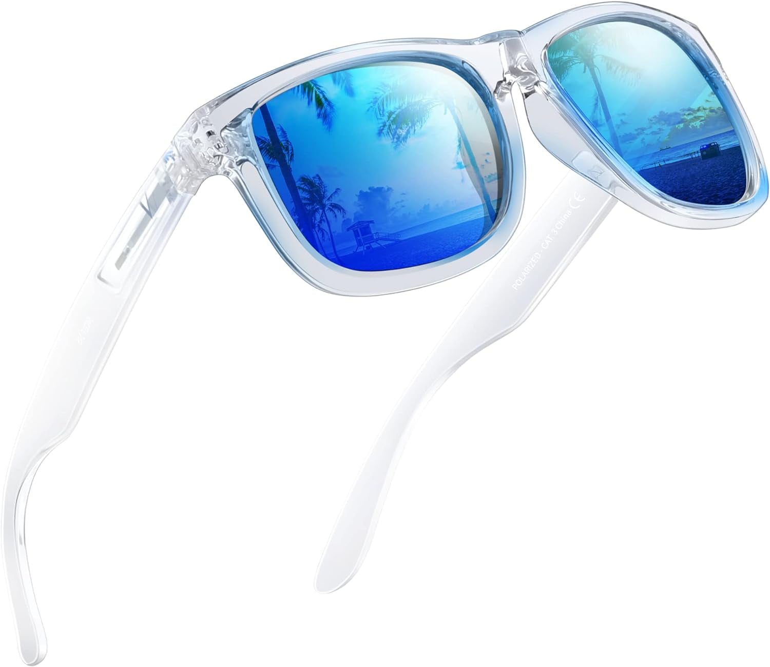 Mens Sunglasses Polarized with UV400 Protection, Fits for Women Fashion Driving, Fishing, Sports, Beach, Golfing