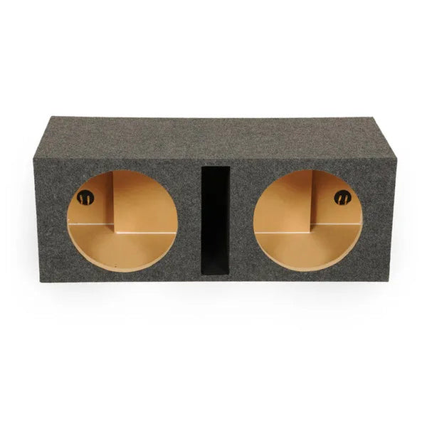 Q Power QBASS Dual 10 Inch Heavy Duty Car Audio Subwoofer Enclosure Box