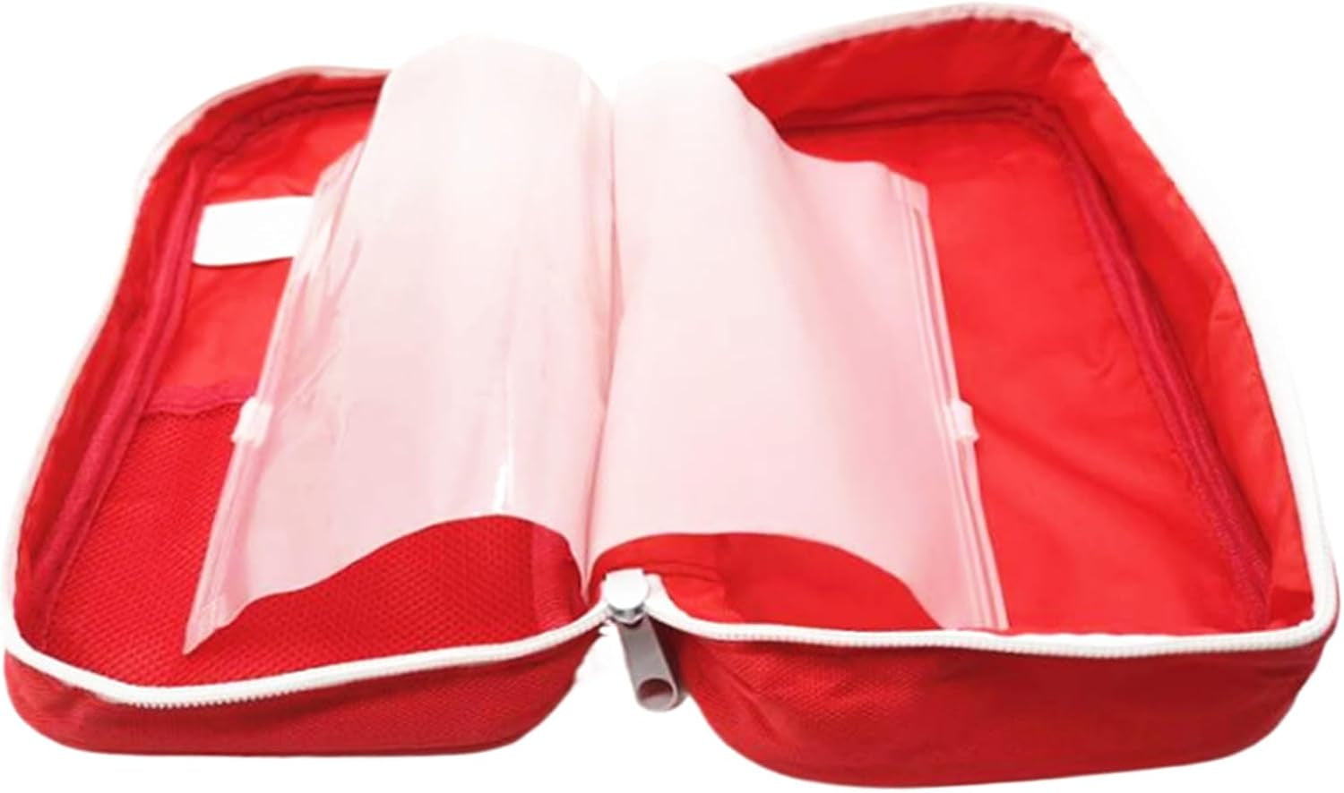 First Aid Bag First Aid Kit Empty Medical Storage Bag Red Trauma Bag for Emergency First Aid Kits Car Workshop Cycling Outdoors (Red Handle)
