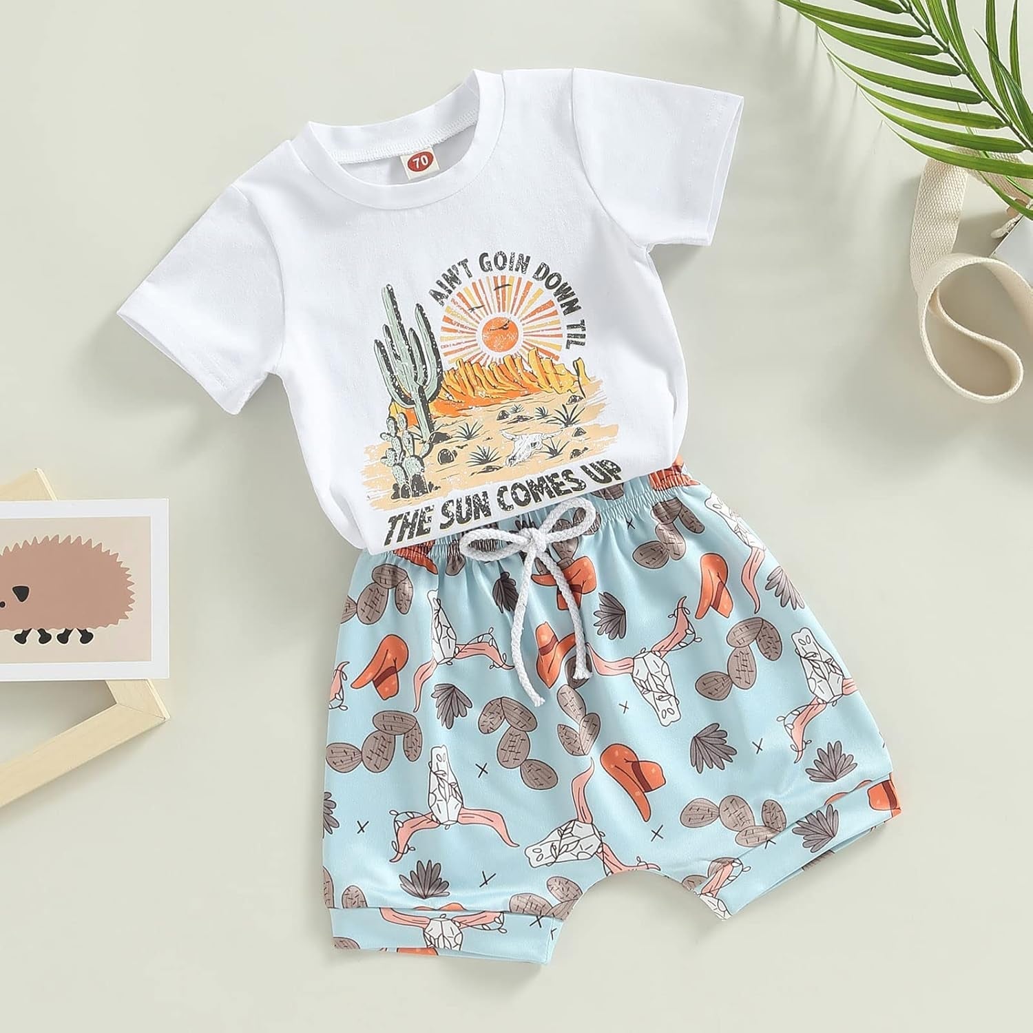 Baby Boy Clothes Toddler Summer Outfit Short Sleeve T-Shirt Tee Tops Joggers Casual Shorts 2Pcs Clothing Set