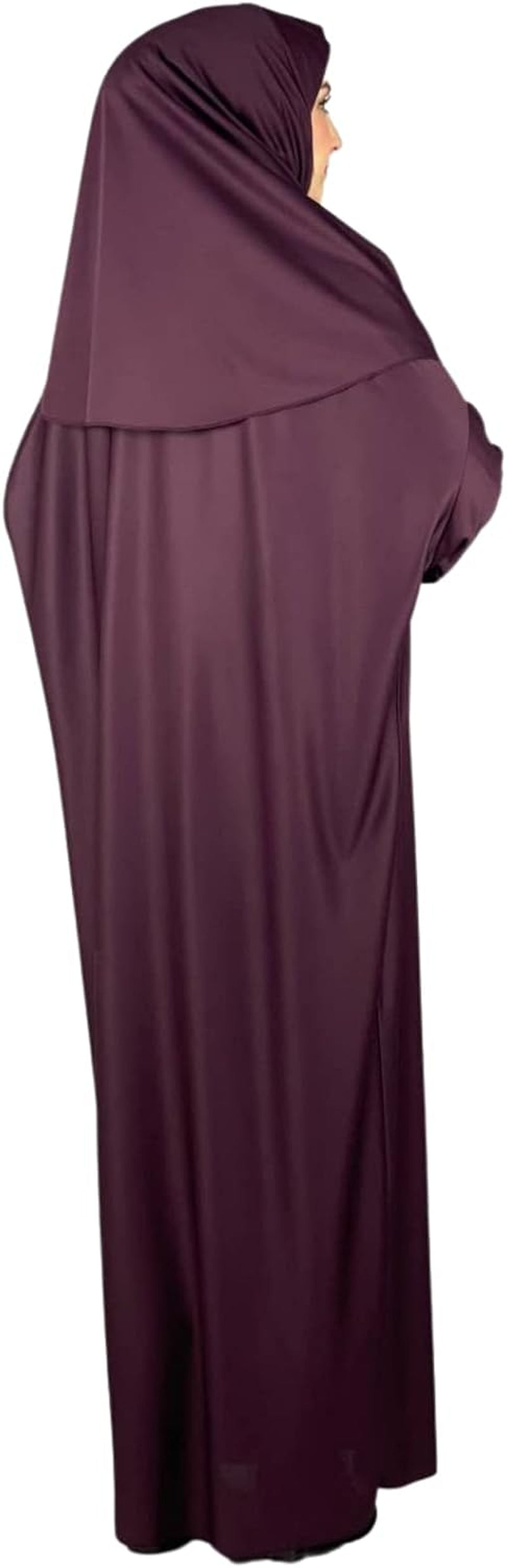 Women Prayer Clothes with Hijab Muslim Outfits Long Robe Abaya Turkish Islamic Dresses Dubai Kaftan with Rosary