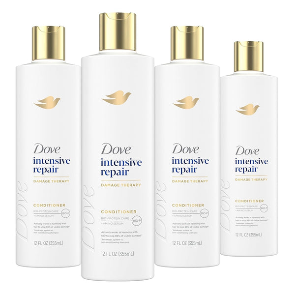 Deep Hair Conditioner, 4 Ct for Dry Hair, Intensive Repair, 12 Oz