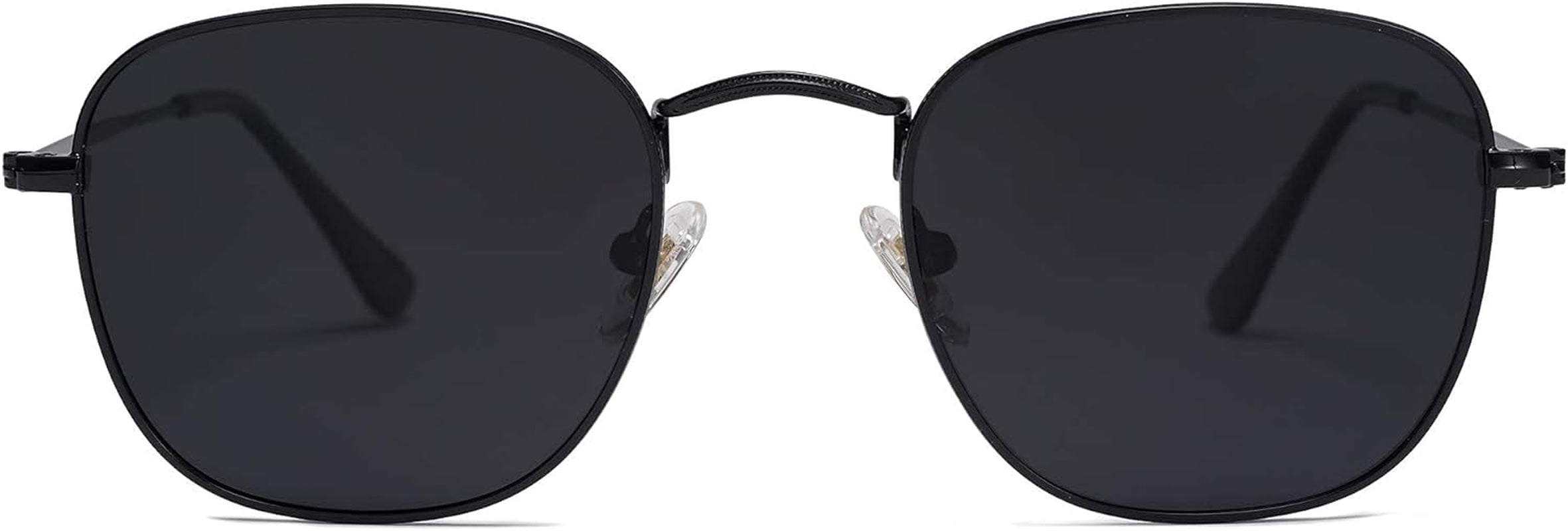 Square Polarized Sunglasses for Men Women Classic Vintage Retro Style