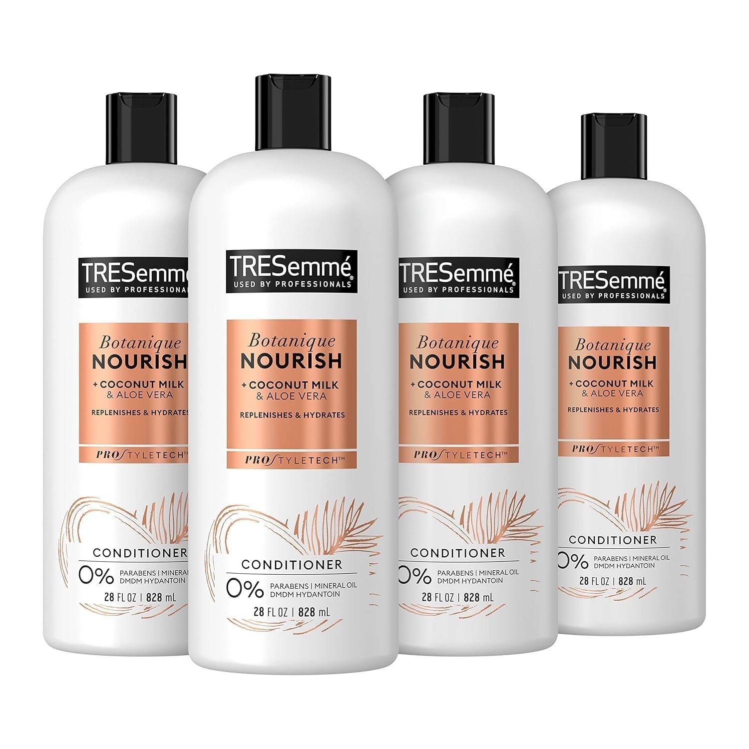 Conditioner Botanique Nourish 4 Pack with 100% Natural Coconut Milk and Aloe Vera 28 Fl Oz