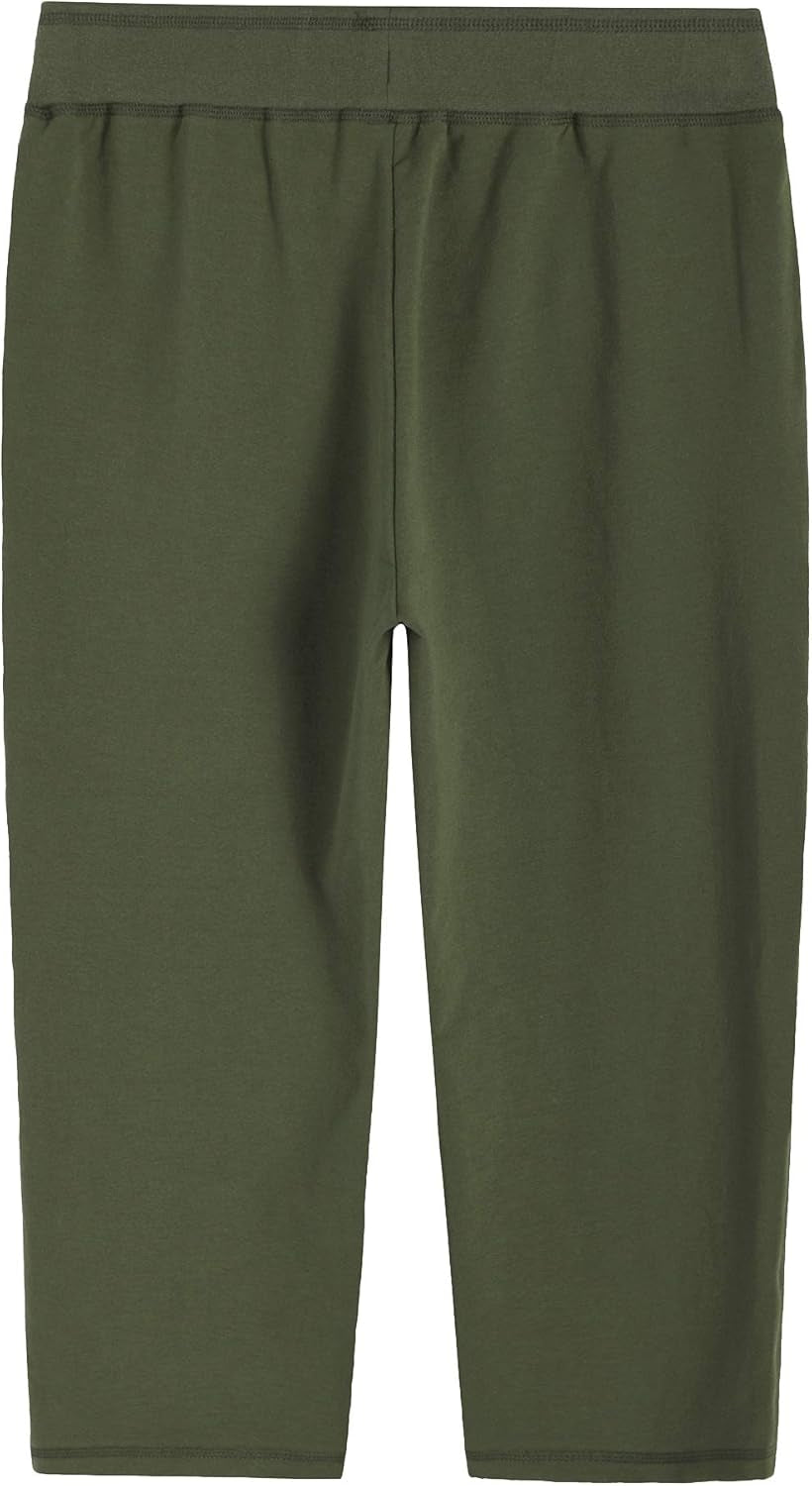 Women'S Knit Sweatpants Capri Pants with Pockets