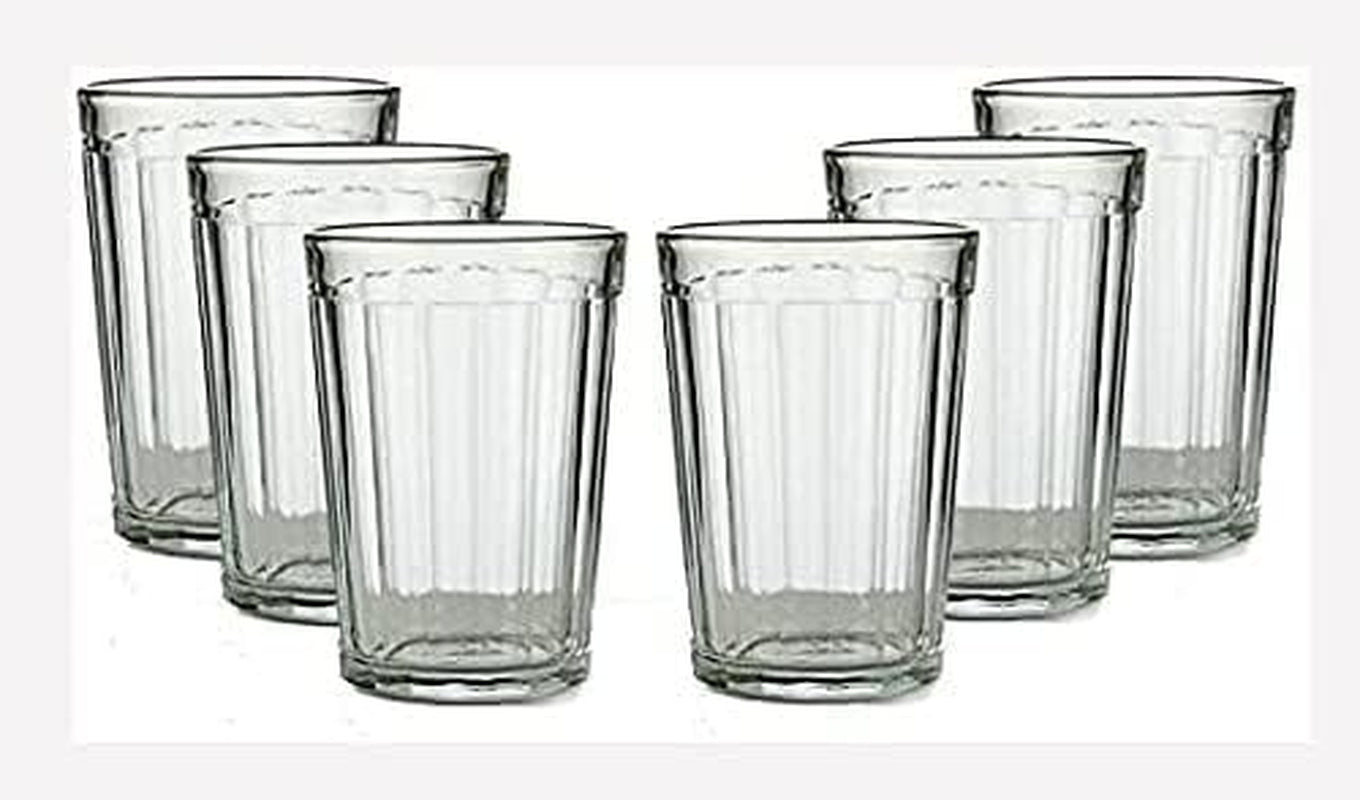 LOT 6 Russian Tea Glasses 8.5Oz 250Ml Granyonyi Stakan 20-Facet Fits Holder Podstakannik Glass - Russian Standard Glasses - Russian Glass Cup Tea - Vintage Ussr Drinking Glasses Russian