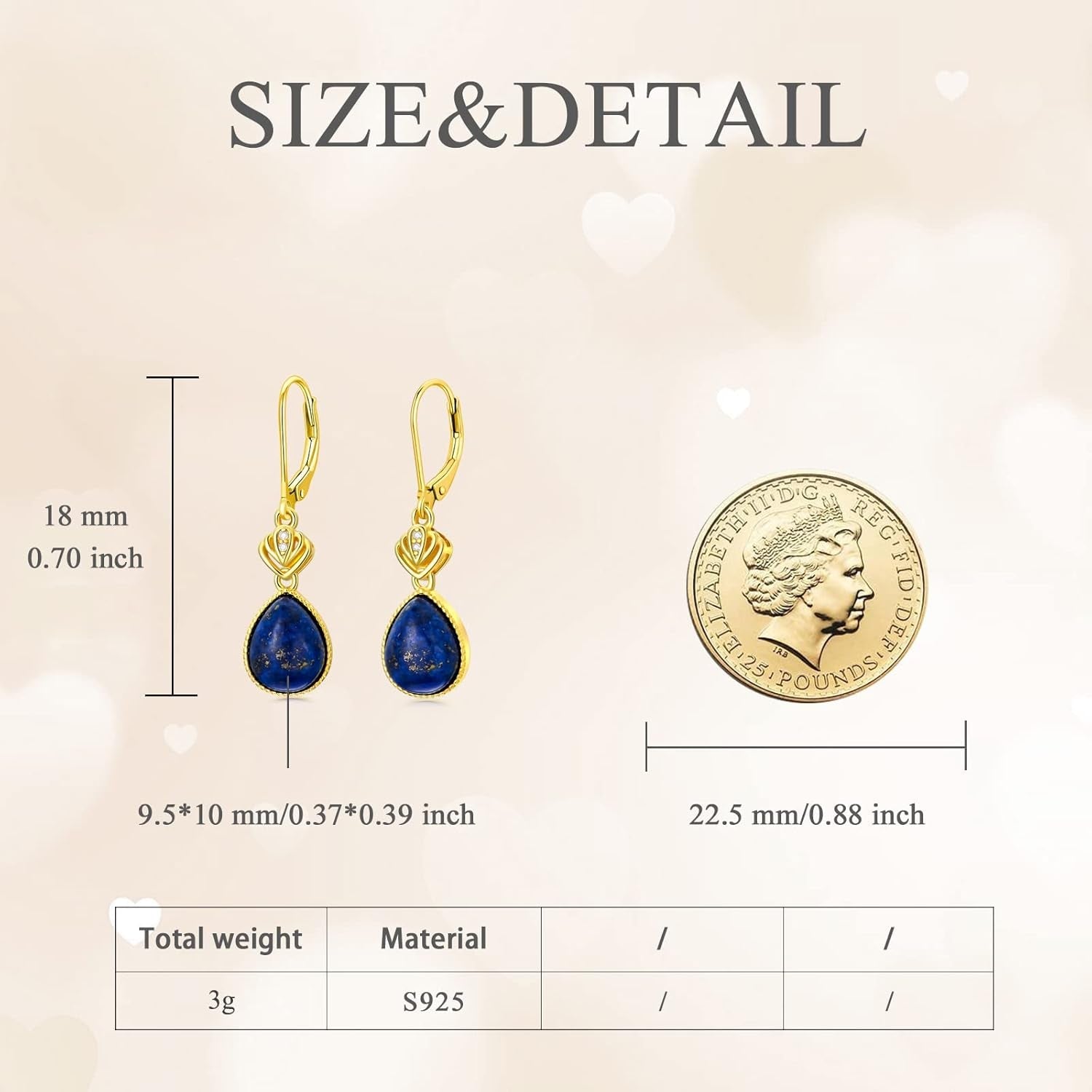 Lapis Lazuli Earrings Jewelry Sterling Silver Blue Lapis Dangle Dangling Drop Earrings Boho Wedding Gifts for Women