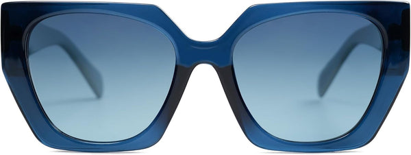 Trendy Oversized Polarized Sunglasses Womens Big Square Cateye Sunnies, Lentes De Sol Para Mujer SJ2205
