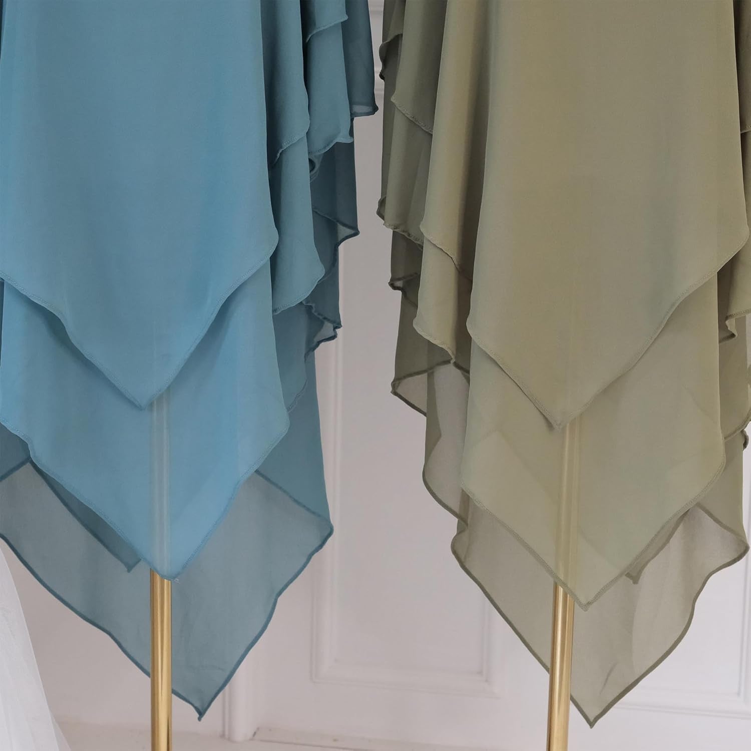 Women Muslim Chiffon Scarf Lightweight Breathable Abaya Jilbab Ramadan Eid Sun-Proof Shawls Wrap Hijab
