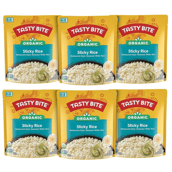 Organic Sticky Rice, 8.8 Ounce, (Pack of 6), Ready to Eat, Microwavable, Vegan, Gluten-Free