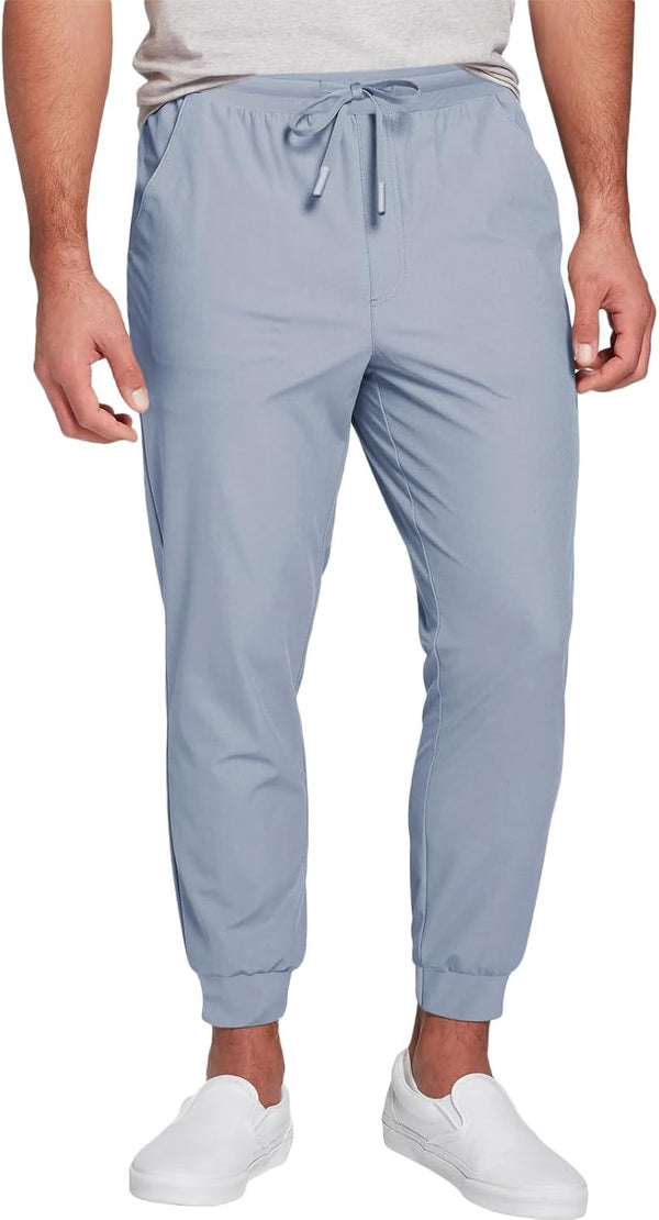 Mens Jogger Pants Workout Athletic Casual Drawstring Elastic Waist Lightweight Sport Running Sweatpants Grey, Xx-Large