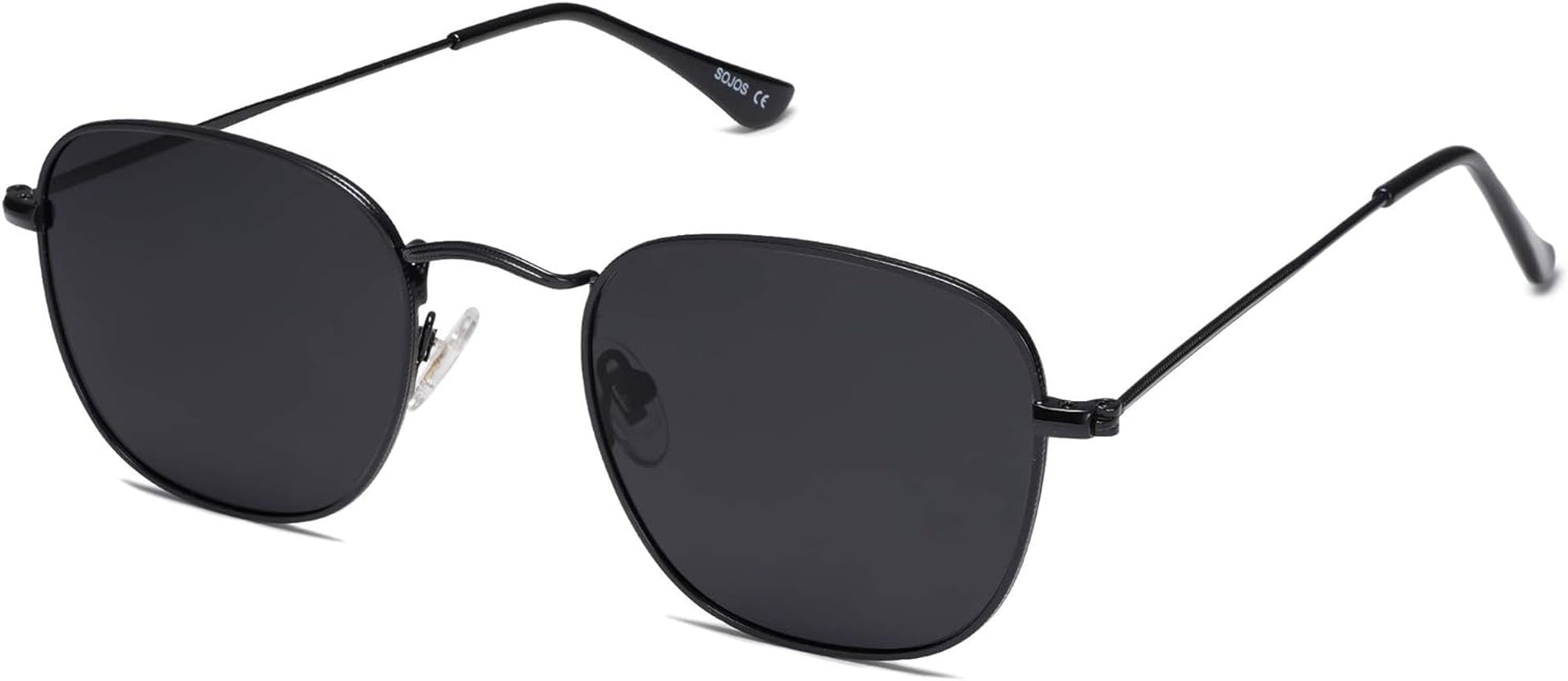 Square Polarized Sunglasses for Men Women Classic Vintage Retro Style