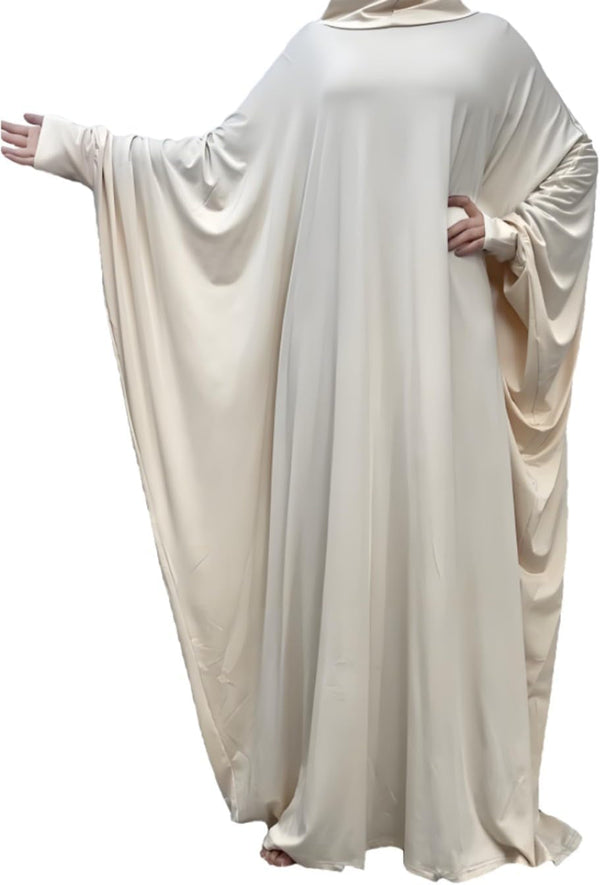 Women'S Muslim Dress One Piece Prayer with Hijab Full Length Dress Abaya Dubai Islam Robe Turkey Caftan