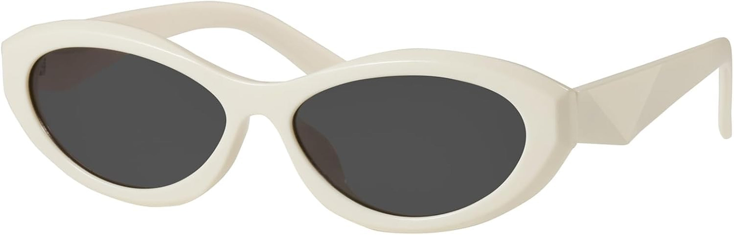 Oval Cat Eye Sunglasses for Women Retro Y2K Style MS52372
