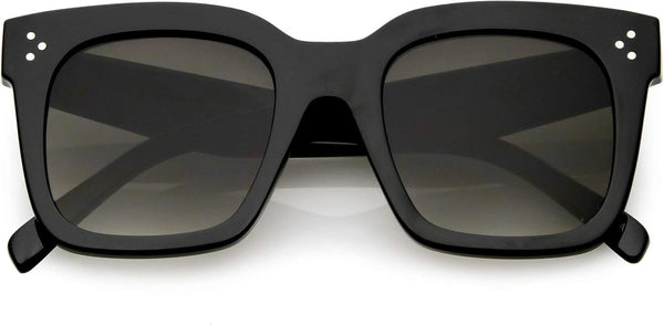 '- Oversized Fashion Retro Square Sunglasses for Women Vintage Style 50Mm