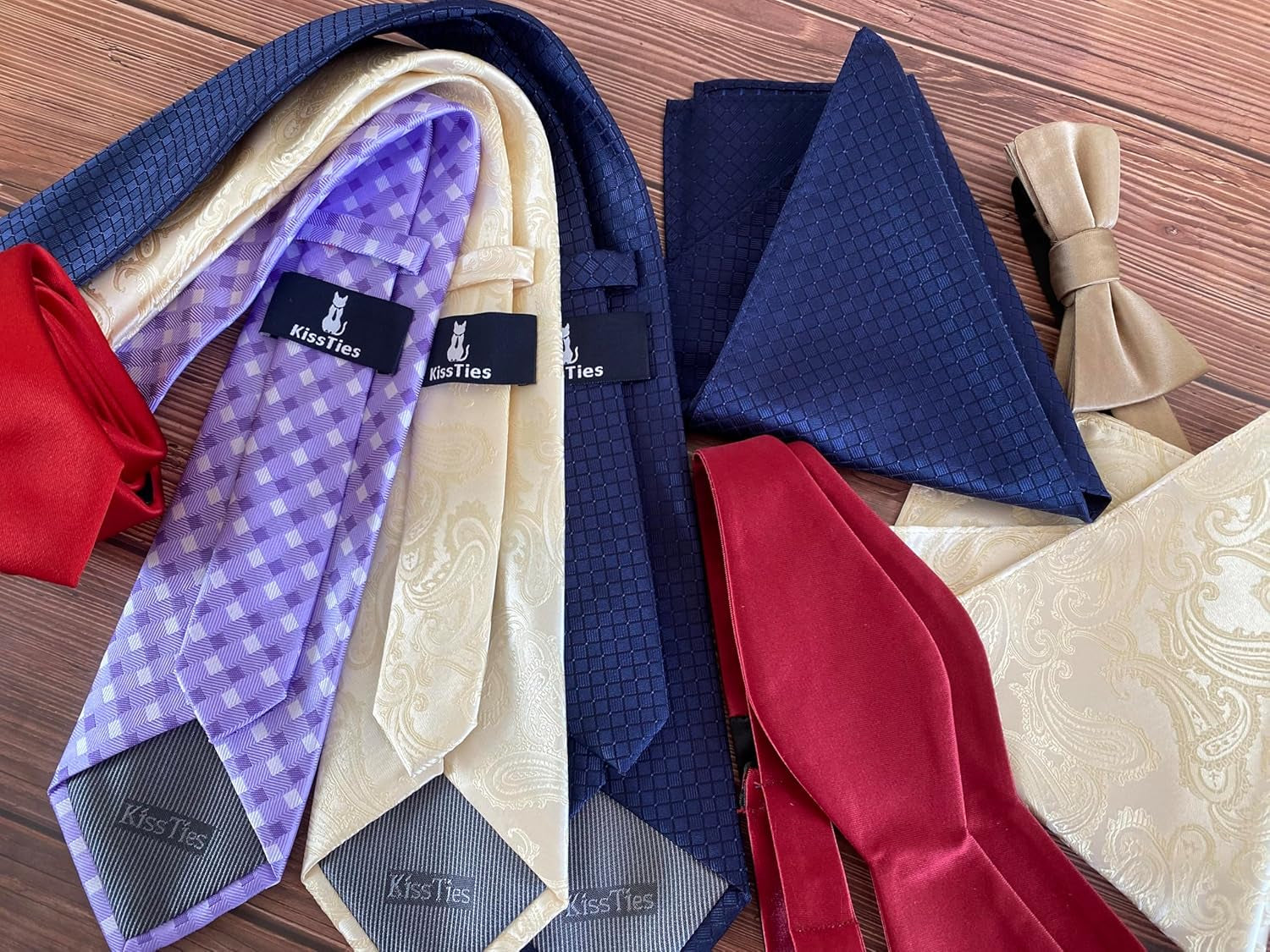 Mens 63'' XL Extra Long Tie Solid Festive Necktie + Gift Box