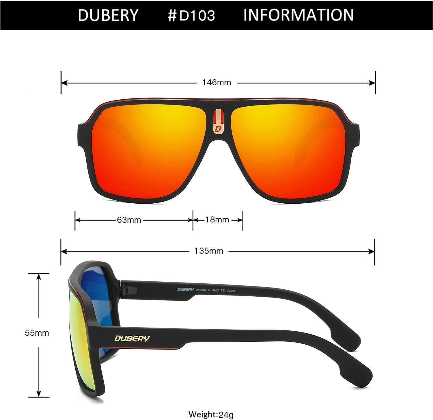 Mens Oversized Aviator Sunglasses Classic Large Polarized Lens Shades D103