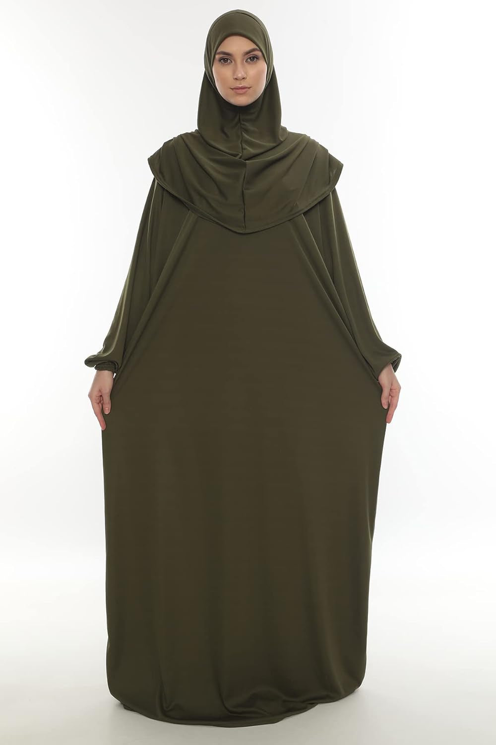 Prayer Dresses for Women Muslim Outfits Abaya One-Piece Niqab Burka Hijab Islamic Prayer Rug & Beads, Islamic Set