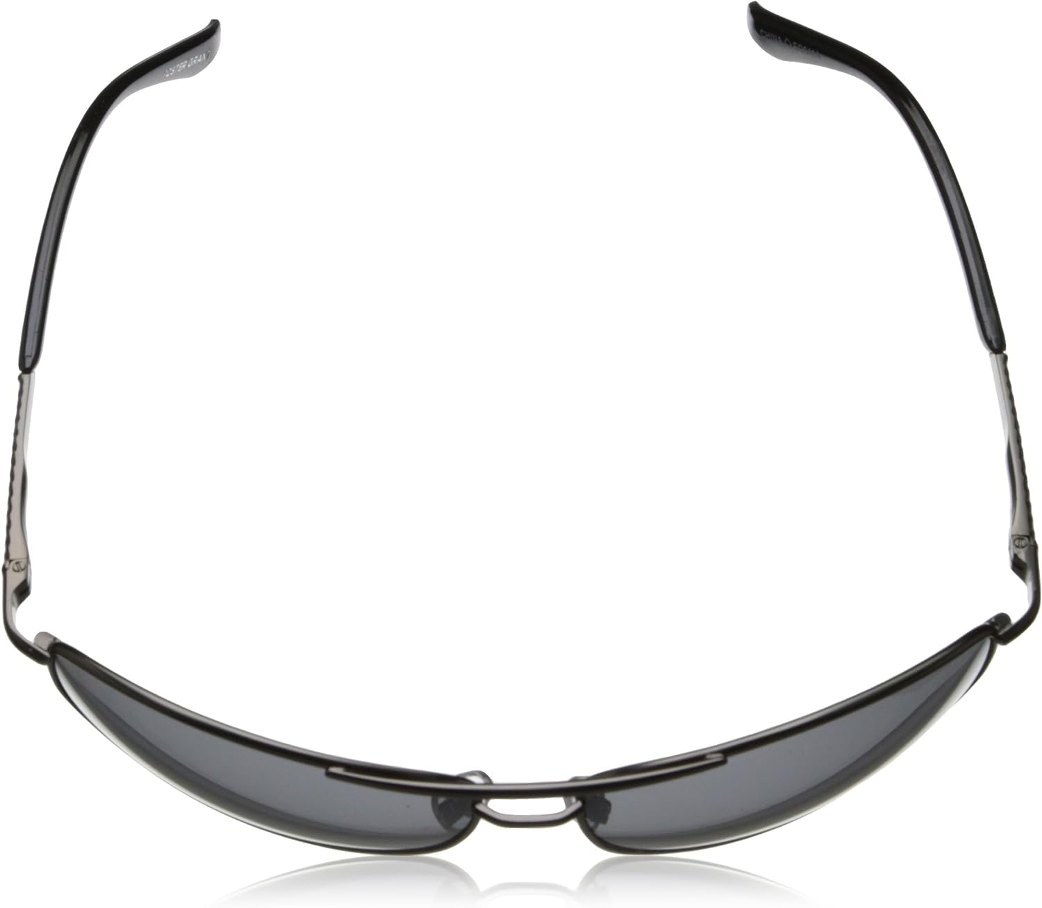 Men's Oscar Wrap Sunglasses, Gunmetal/Smoke, 64 mm