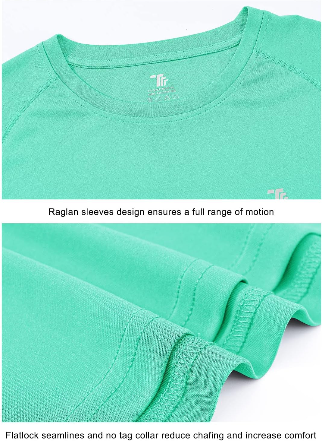 Mens Sun Protection Hiking Shirts Long Sleeve Water UPF 50+ SPF UV Shirts Lightweight Fishing Hiking Swimming