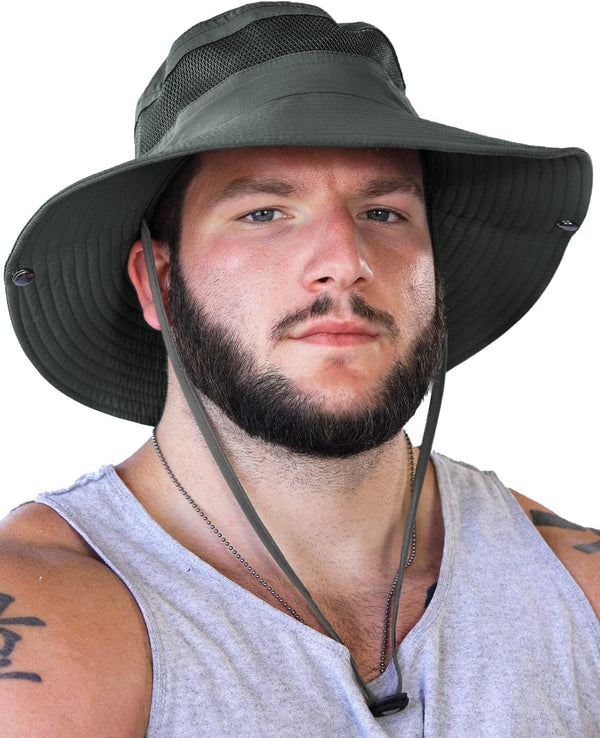UPF 50+ Beach Hat Women, Sun Hat Men, Safari Hats, Beach Hats for Women Packable