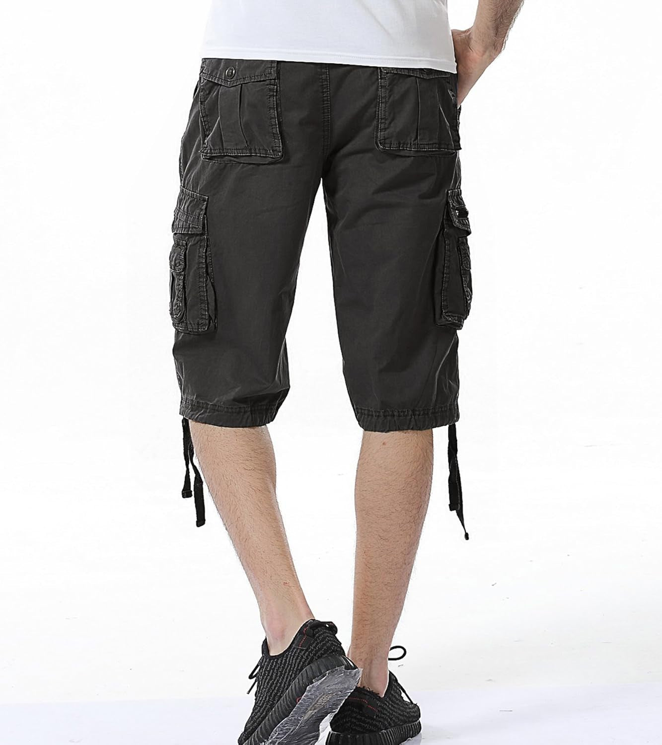 Men'S Camo Cargo Shorts Relaxed Fit Multi-Pocket Outdoor Camouflage Cargo Shorts Cotton