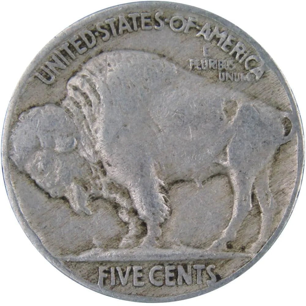 1927 Indian Head Buffalo Nickel 5 Cent Piece F Fine 5C US Coin Collectible Master Coins