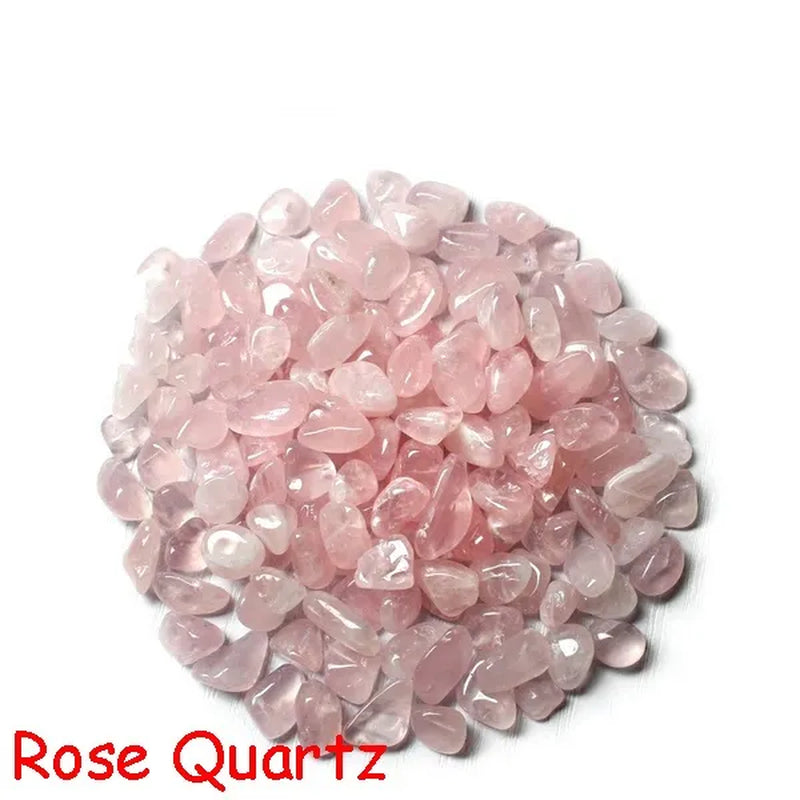 Natural Healing Crystal Mixed Stones Tumbled Chips Crushed Stone Gemstone Crystal Jewelry Aquarium Fish Tank Home Making Decoration
