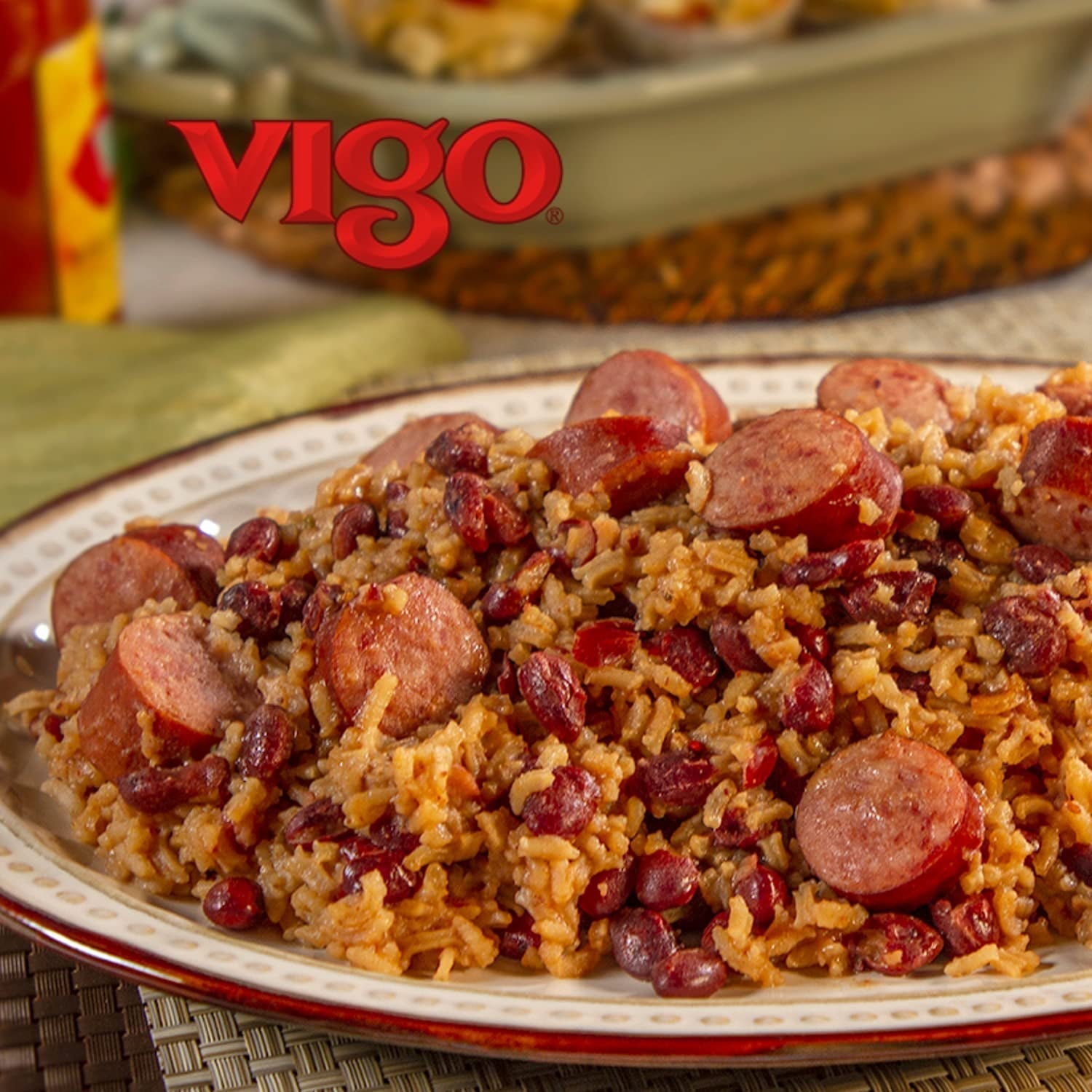 Authentic Red Beans & Rice, Low Fat, 8Oz (Red Beans & Rice, Pack of 1)